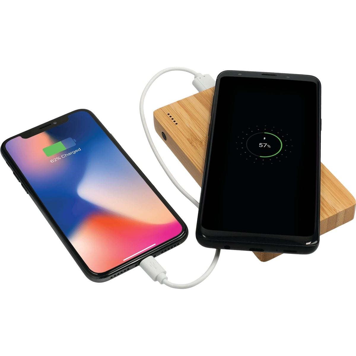 FSC 100% Bamboo 5000 mAh Wireless Power Bank