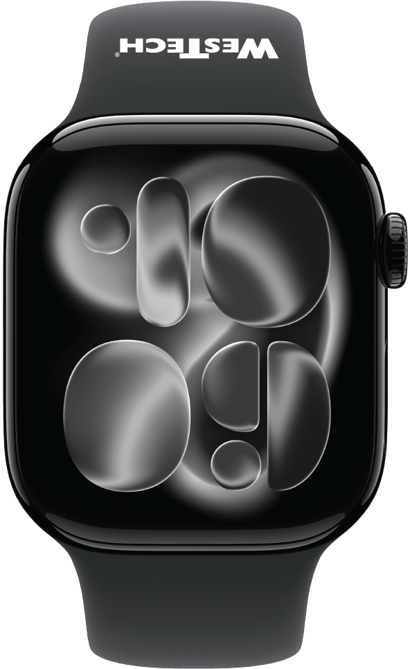 Westech Apple Watch 11 GPS 42mm Jet Black APDMEQU4AMA