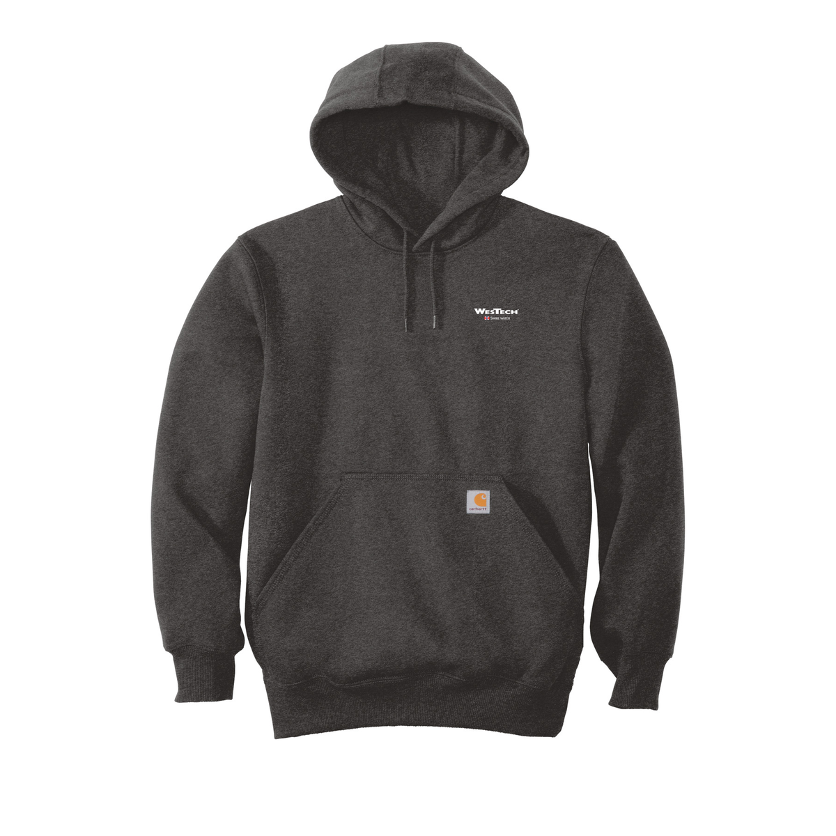 Carhartt® Rain Defender® Paxton Heavyweight Hooded Sweatshirt - Carbon/ Heather
