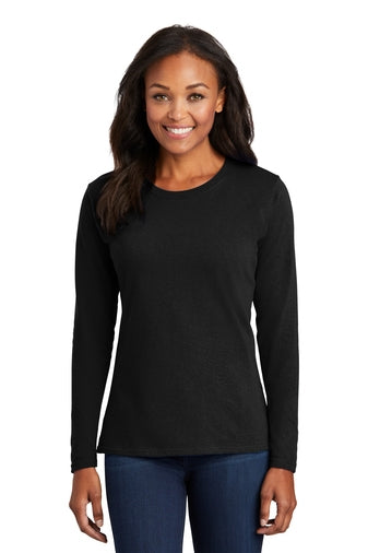 Port & Company Ladies L/S Cotton Tee
