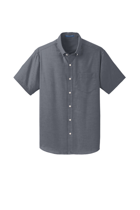 Port Authority Men's S/S SuperPro Oxford Shirt