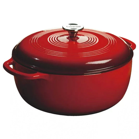 Enamel Dutch Oven 6 Qt - Red ***NO LOGO***