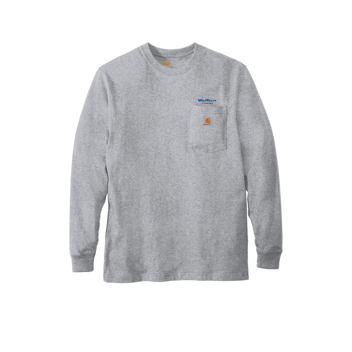 Carhartt® Workwear Pocket Long Sleeve T-Shirt - Heather/ Grey