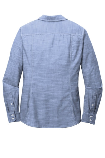 Port Authoirty Ladies Slub Chambray Shirt