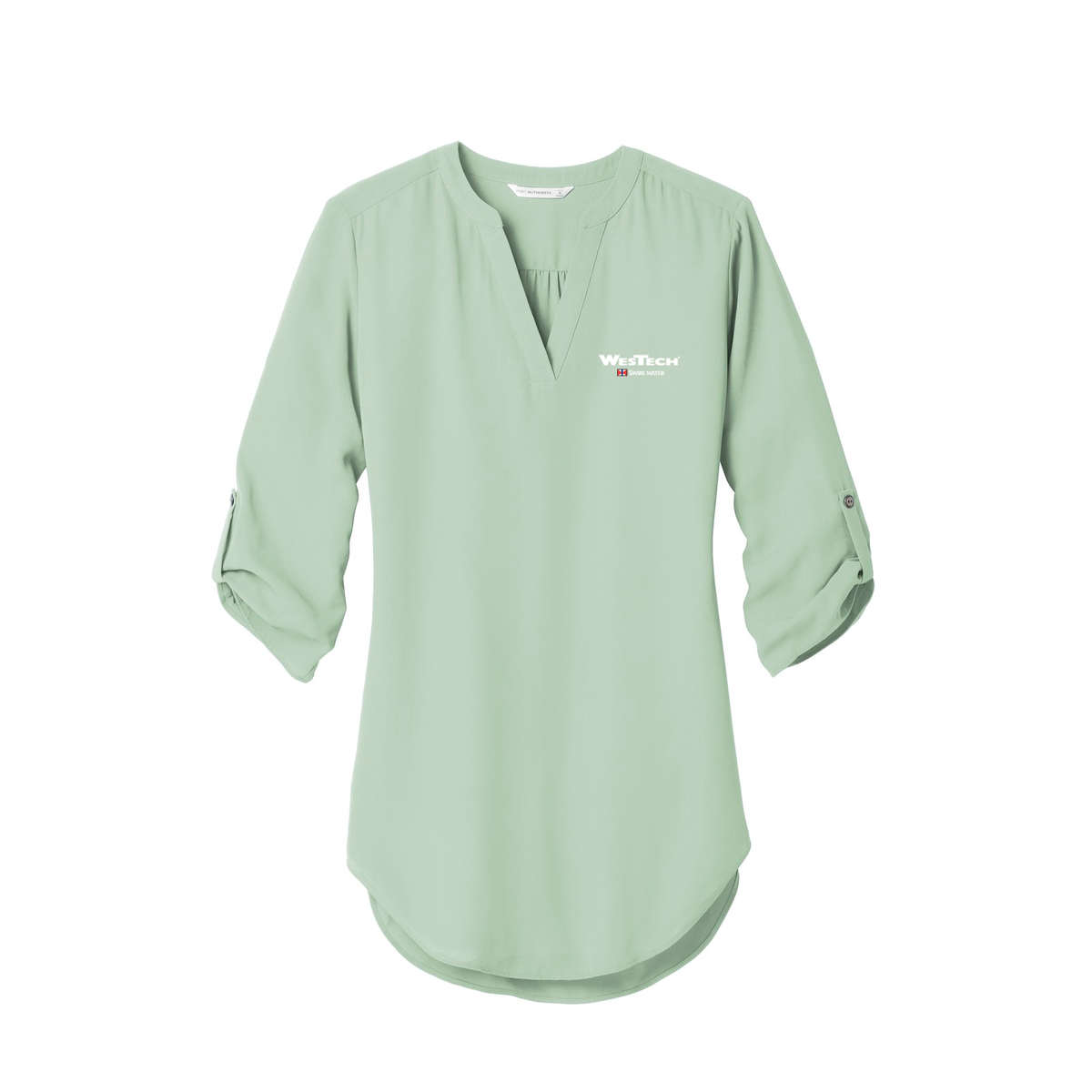 Port Authority Women's 3/4-Sleeve Tunic Blouse. LW701 - Misty Sage