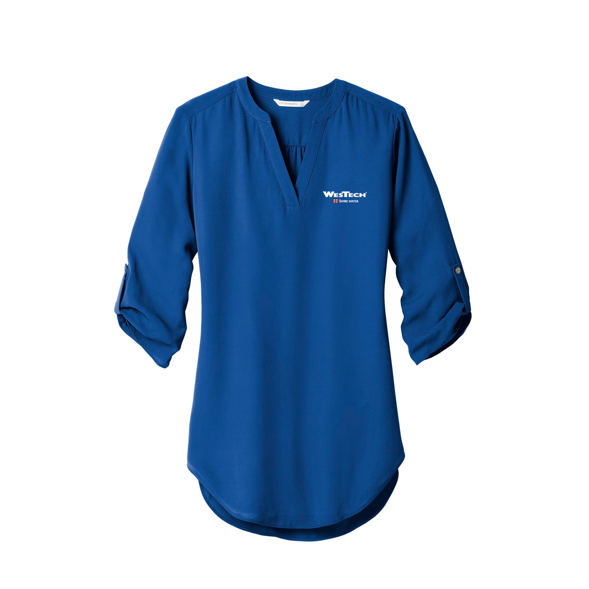 Port Authority Women's 3/4-Sleeve Tunic Blouse. LW701 - True Blue