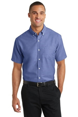 Port Authority Men's S/S SuperPro Oxford Shirt