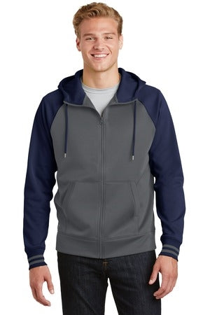 Sport-Tek Men's Varsity Fleece Full-Zip Hooded Jacket