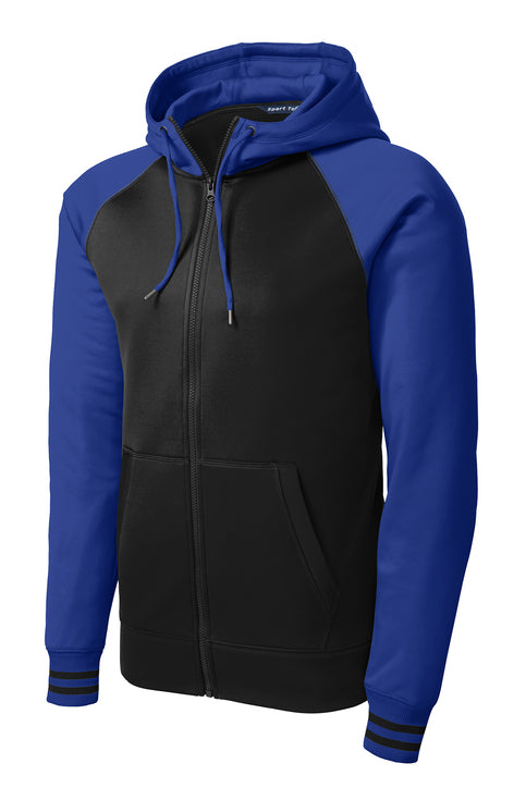 Sport-Tek Men's Varsity Fleece Full-Zip Hooded Jacket