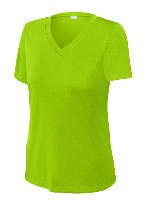 Sport-Tek Ladies Competitor V-Neck Tee