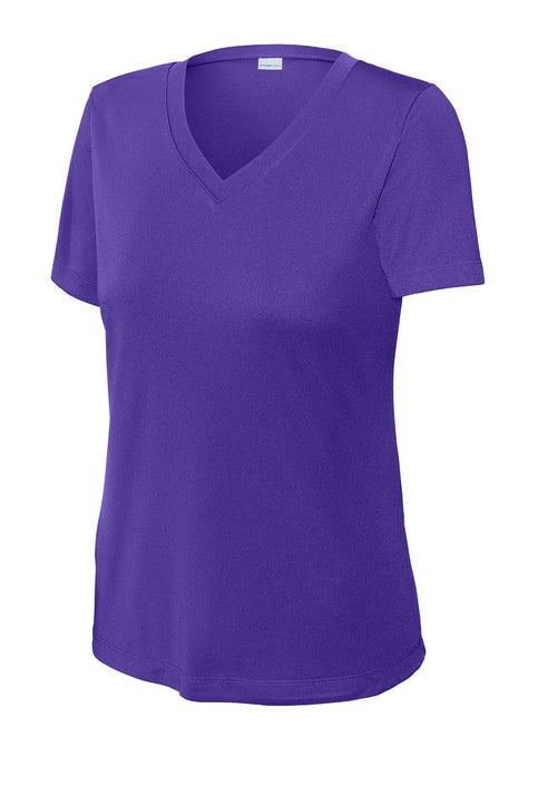 Sport-Tek Ladies Competitor V-Neck Tee