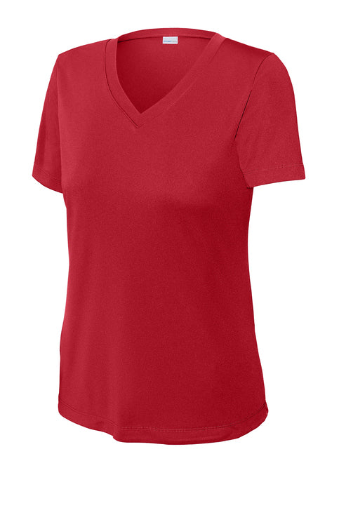 Sport-Tek Ladies Competitor V-Neck Tee
