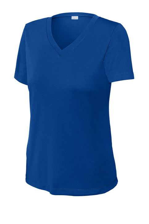 Sport-Tek Ladies Competitor V-Neck Tee
