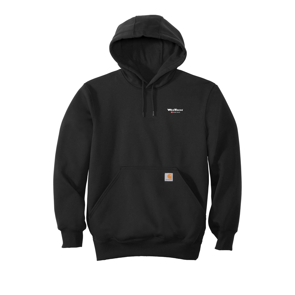 Carhartt® Rain Defender® Paxton Heavyweight Hooded Sweatshirt - Black